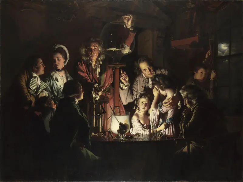An Experiment on a Bird in the Air Pump by Joseph Wright of Derby